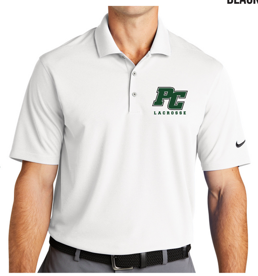 Pine Crest Lacrosse Polo - White