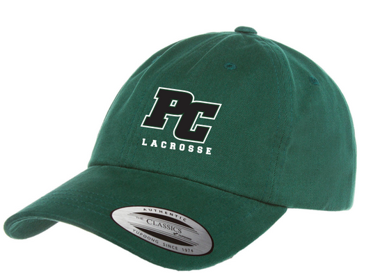 Pine Crest Lacrosse 100% Cotton Adjustable Hat - Green