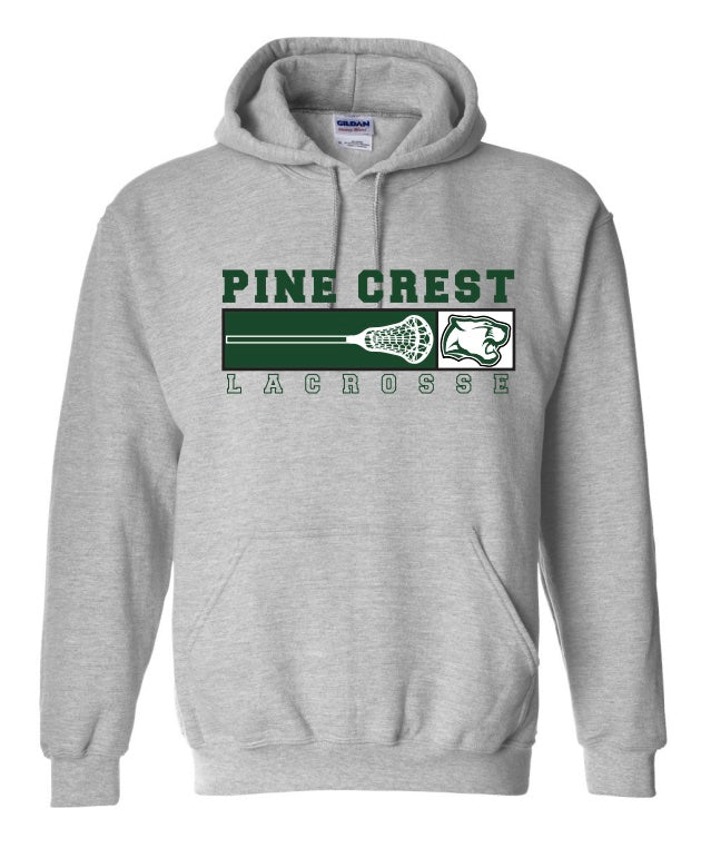 Pine Crest Lacrosse Hoodie B - Forest Green