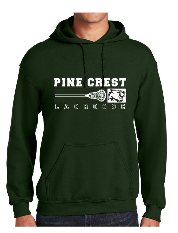 Pine Crest Lacrosse Hoodie B - Sport Grey